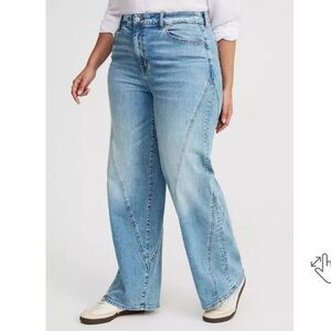 Torrid perfect wide leg vintage stretch jeans 18R